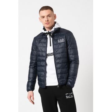 Geaca usoara cu umplutura de puf - Bleumarin