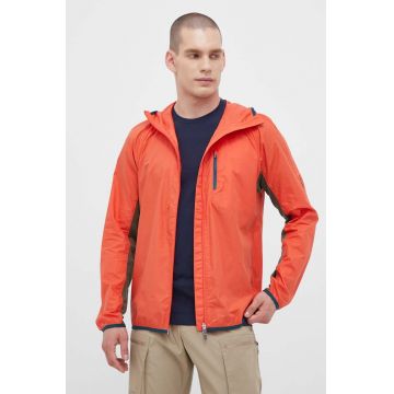 Icebreaker windbreaker Shell+ culoarea portocaliu Icebreaker windbreaker Shell+ culoarea portocaliu