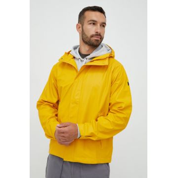 Helly Hansen geaca de ploaie barbati, culoarea galben, de tranzitie