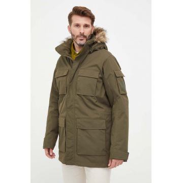 Jack Wolfskin geaca barbati, culoarea verde, de tranzitie