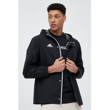 adidas Performance geacă Entrada 22 bărbați, culoarea negru, de tranziție IK4010