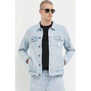 Karl Kani geaca jeans barbati, de tranzitie