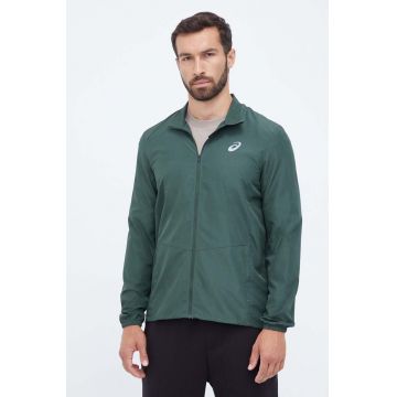 Asics windbreaker Core culoarea verde, de tranzitie