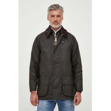 Barbour jachetă de bumbac Classic Beaufort Wax Jacket culoarea verde, de tranziție MWX0002 Barbour jachetă de bumbac Classic Beaufort Wax Jacket culoarea verde, de tranziție MWX0002