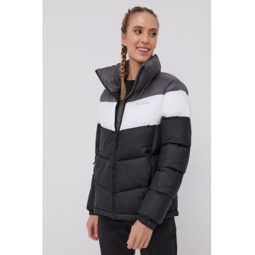 Columbia geacă P￬t Color Block Jkt femei, culoarea negru, de iarnă 1955101