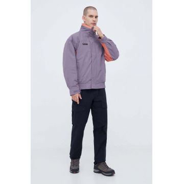 Columbia jacheta de exterior culoarea violet, de tranzitie Columbia jacheta de exterior culoarea violet, de tranzitie