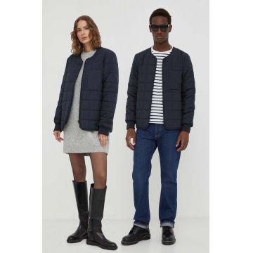 Rains geaca 18170 Jackets culoarea albastru marin, de tranzitie