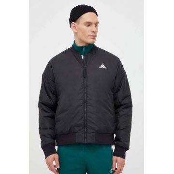 adidas geacă bomber bărbați, culoarea negru, de tranziție IK0526