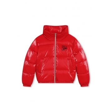 Geaca cu vatelina si guler inalt