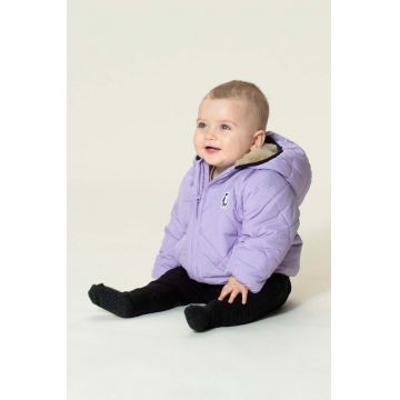 Gosoaky geaca bebe BABY SHARK culoarea violet