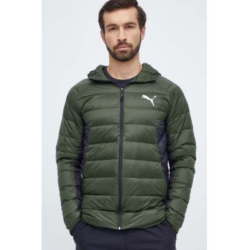 Puma geaca de puf barbati, culoarea verde