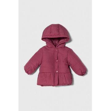 zippy geaca bebe culoarea violet