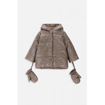 Coccodrillo geaca bebe ZC3152103OGN OUTERWEAR GIRL NEWBORN culoarea maro Coccodrillo geaca bebe ZC3152103OGN OUTERWEAR GIRL NEWBORN culoarea maro