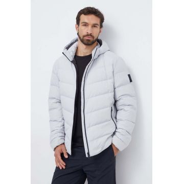 Jack Wolfskin geaca de puf Colonius barbati, culoarea gri, de iarna, 1207431