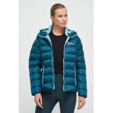 Jack Wolfskin geaca sport din puf Nebelhorn culoarea turcoaz