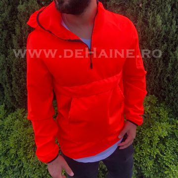 Geaca barbati de toamna portocalie din fas subtire B2370 P12