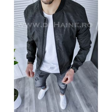 Geaca barbati neagra piele ecologica B3002 D0-4 Geaca barbati neagra piele ecologica B3002 D0-4