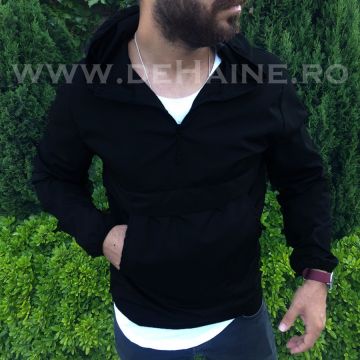 Jacheta barbati de toamna neagra din fas subtire B2370 P13-3