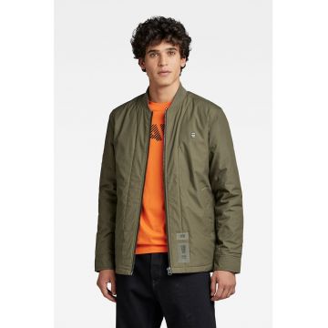 Jacheta bomber cu fermoar - Verde masliniu