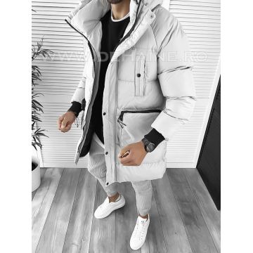 Geaca barbati groasa gri de iarna 1021 T11-1