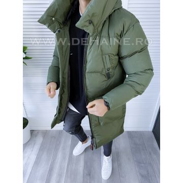 Geaca barbati groasa kaki de iarna B6191 61-2