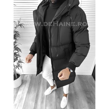 Geaca barbati groasa neagra de iarna 8041