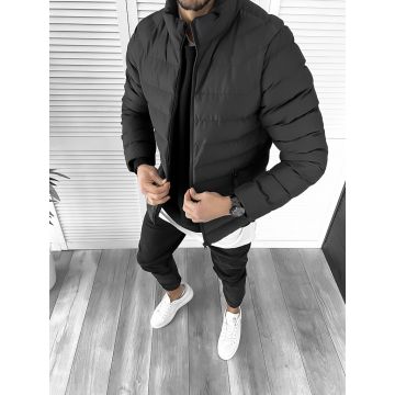 Geaca barbati iarna neagra M1009  58-4