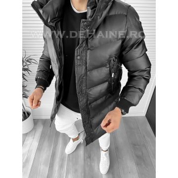 Geaca barbati neagra de iarna  cu mic defect DEF8081 D1-2