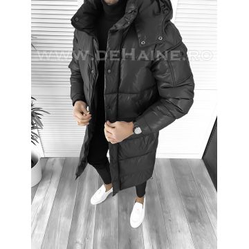 Geaca barbati PARKA neagra indigo lunga 5132