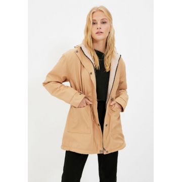 Geaca Parka dama camel Majestic