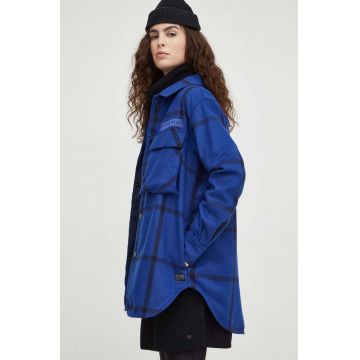 G-Star Raw geacă cu aspect de cămașă de tranzitie, oversize