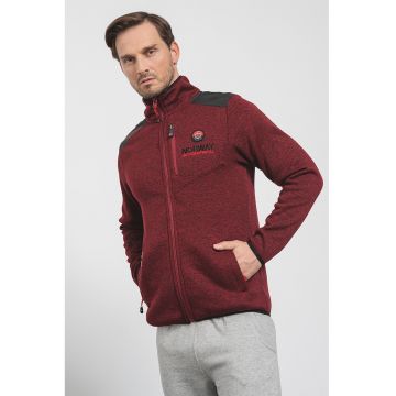 Jacheta cu fermoar si logo Tavid