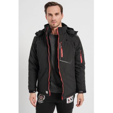 Geaca 2in1 cu gluga Tropico - Negru