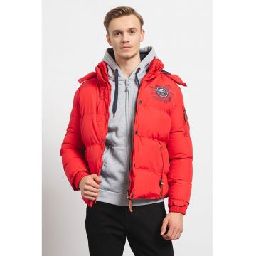 Geaca cu gluga Verveine - Rosu