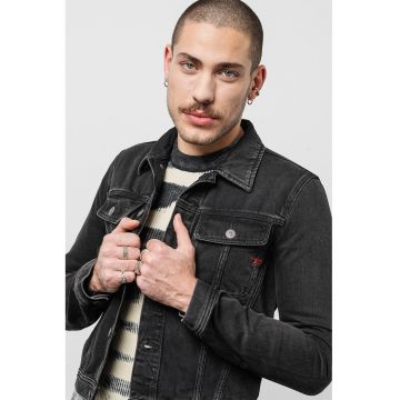 Jacheta crop de denim Milo Jacheta crop de denim Milo