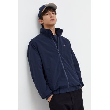 Tommy Jeans geacă bărbați, culoarea bleumarin, de tranziție DM0DM17982