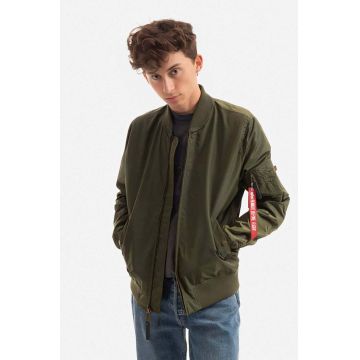 Alpha Industries geacă bomber MA-1 TT bărbați, culoarea verde, de tranziție 191103.257-green