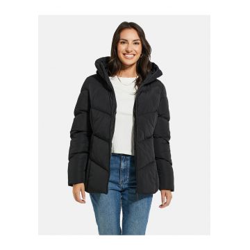 Geaca cu vatelina si guler inalt