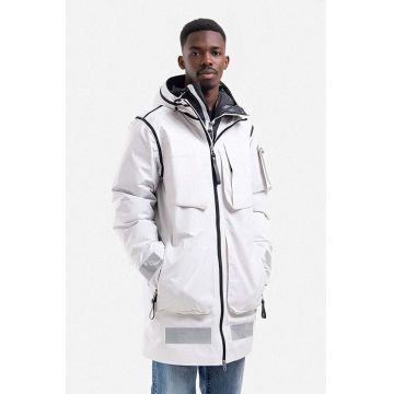 Helly Hansen geacă Heritage Survival 3 In 1 Coat bărbați, culoarea alb, de iarnă 53560-823