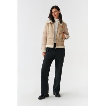 Jacheta de blana shearling sintetica