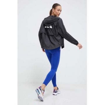 adidas Performance jachetă de antrenament Hyperglam culoarea negru, de tranziție IS8036