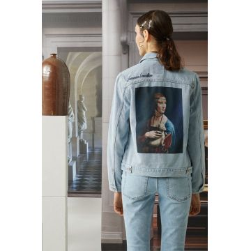 Medicine geacă din denim femei, de tranziție