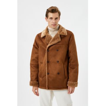 Palton cu doua randuri de nasturi