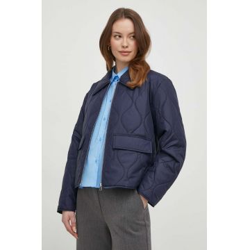 Gant geaca femei, culoarea albastru marin, de tranzitie Gant geaca femei, culoarea albastru marin, de tranzitie