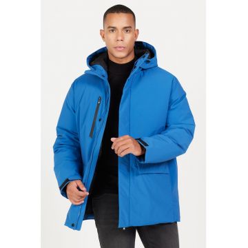 Geaca cu gluga si buzunare cu clapa Geaca cu gluga si buzunare cu clapa