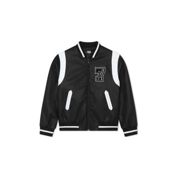 Karl Lagerfeld geaca bomber pentru copii culoarea negru