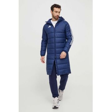 adidas Performance geacă TIRO bărbați, culoarea bleumarin, de iarnă IR9502