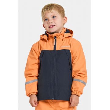 Didriksons geaca copii ENSO KIDS JACKET 5 culoarea portocaliu