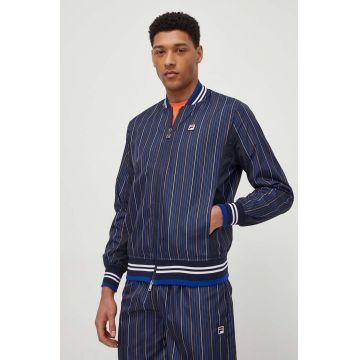 Fila geaca bomber barbati, culoarea albastru marin, de tranzitie