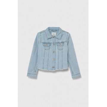 Pepe Jeans geacă din denim din bumbac ISA JACKET JR